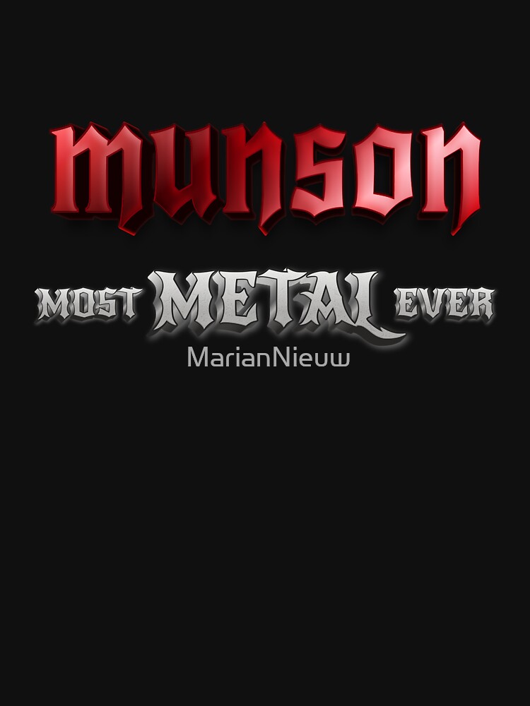 Disover Munson Most Metal Ever | Ed munson | Metal Lover | Essential T-Shirt 
