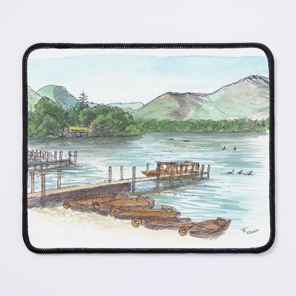 Item preview, Derwentwater from Keswick Watercolour designed and sold by Tom Napper Design.
