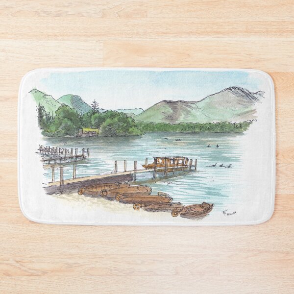 Item preview, Derwentwater from Keswick Watercolour designed and sold by Tom Napper Design.