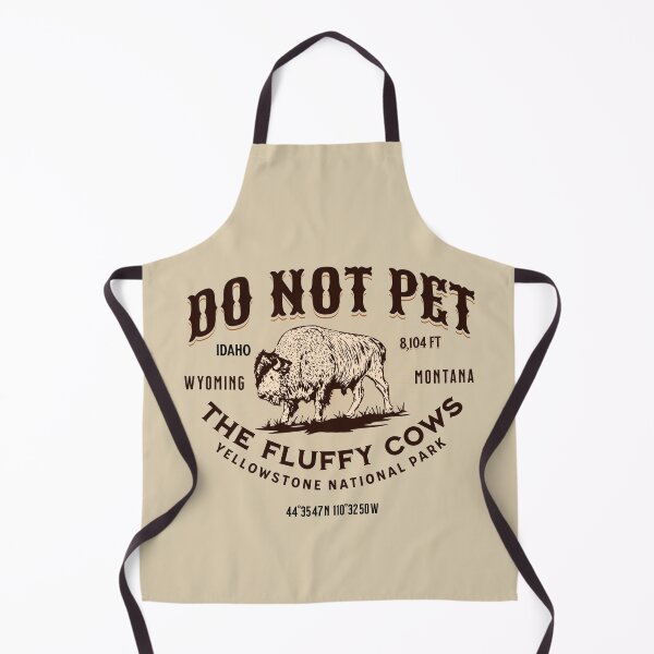 Item preview, Do Not Pet the Fluffy Cows Yellowstone National Park Bison designed and sold by kiwi91.