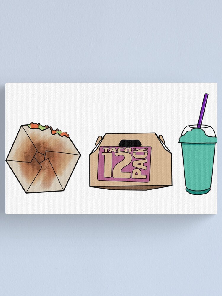 "Taco Bell Trio" Canvas Print by abimb Redbubble