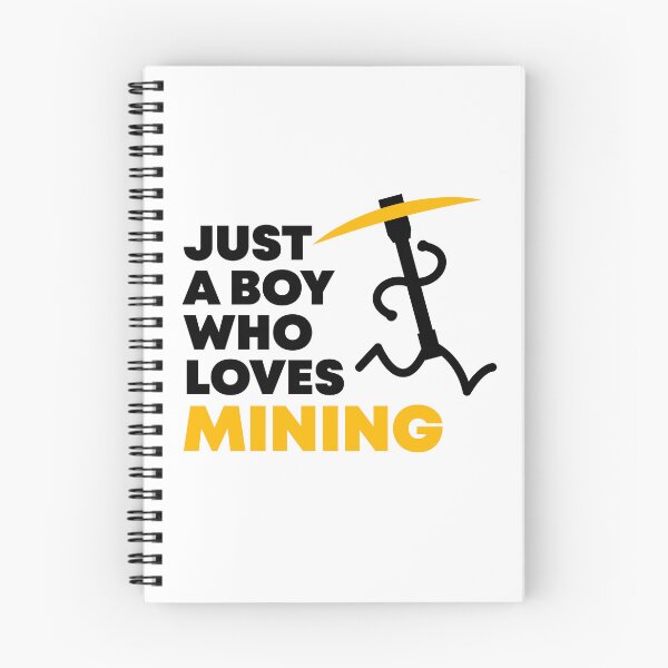 Item preview, Just a Boy Who Loves Mining designed and sold by lunacarter.