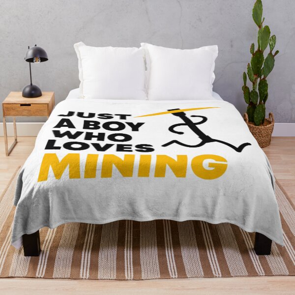 Item preview, Just a Boy Who Loves Mining designed and sold by lunacarter.