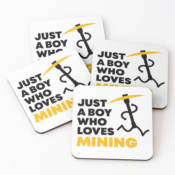 Item preview, Just a Boy Who Loves Mining designed and sold by lunacarter.