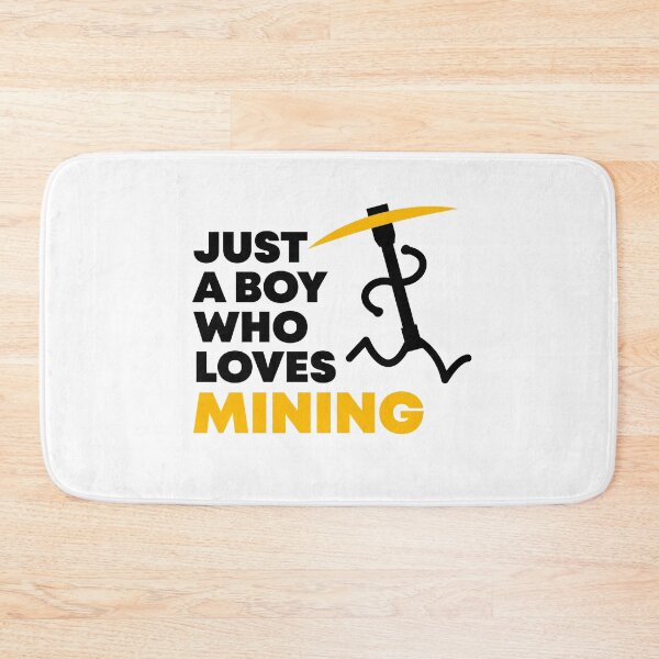 Item preview, Just a Boy Who Loves Mining designed and sold by lunacarter.
