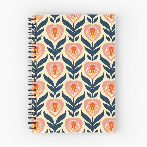 Item preview, 1085 - retro flowers, pink designed and sold by RouCouCou.