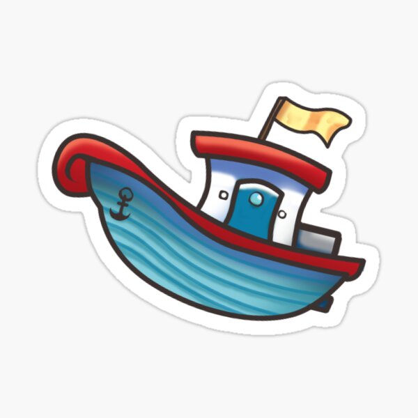 Cartoon Fishing Boat Merch & Gifts for Sale