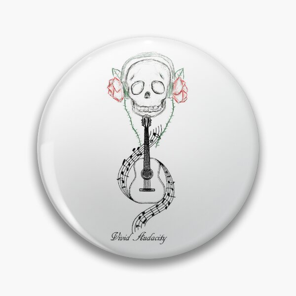 Item preview, SKULL GUITAR designed and sold by VividAudacity.