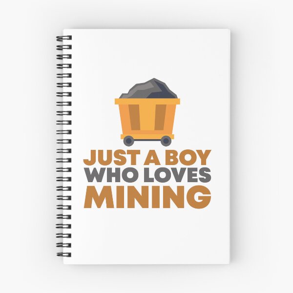 Item preview, Just a Boy Who Loves Mining designed and sold by lunacarter.