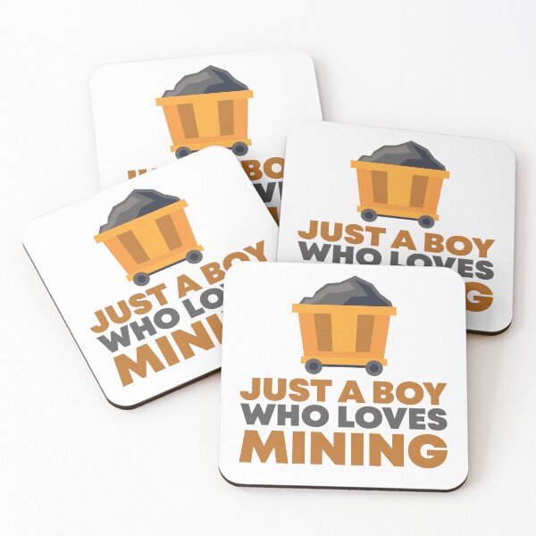 Item preview, Just a Boy Who Loves Mining designed and sold by lunacarter.