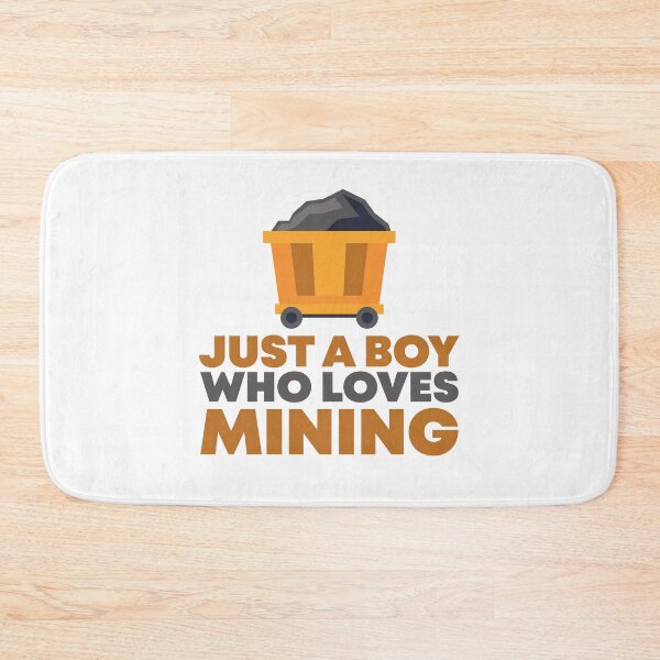 Item preview, Just a Boy Who Loves Mining designed and sold by lunacarter.