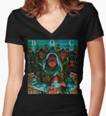 Blue Öyster Cult - Fire of Unknown Origin Women's Fitted V-Neck T-Shirt