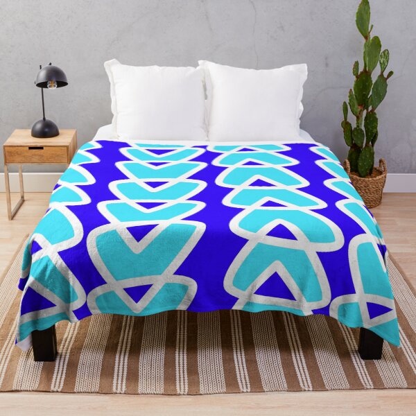 Item preview, Triangle Pattern, Blue designed and sold by SariePhotograph.