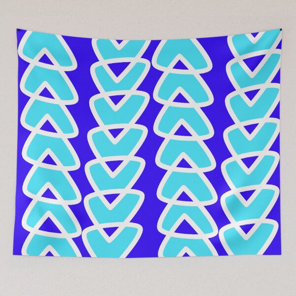 Item preview, Triangle Pattern, Blue designed and sold by SariePhotograph.