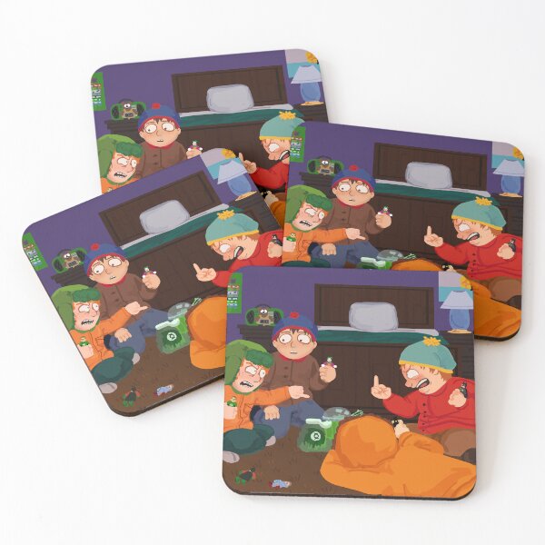 Item preview, Cartman Kyle Stan and Kenny designed and sold by Erwinthings.
