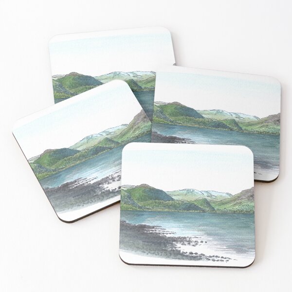 Item preview, Borrowdale Valley from Derwentwater Watercolour designed and sold by Tom Napper Design.