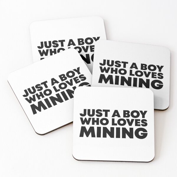 Item preview, Just a Boy Who Loves Mining designed and sold by lunacarter.