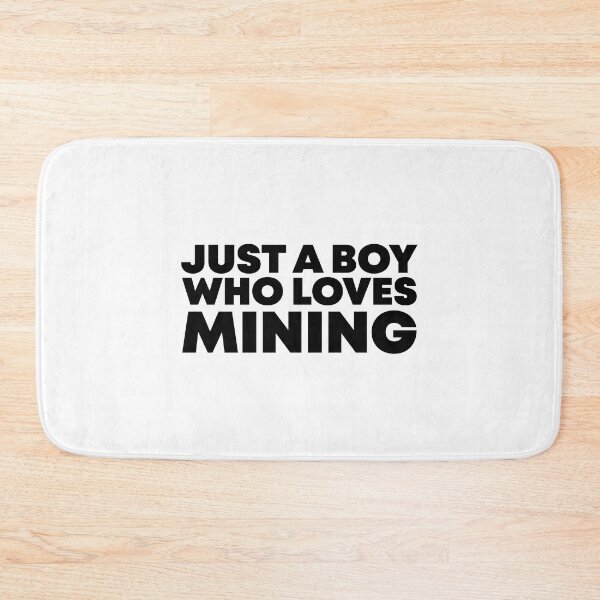 Item preview, Just a Boy Who Loves Mining designed and sold by lunacarter.