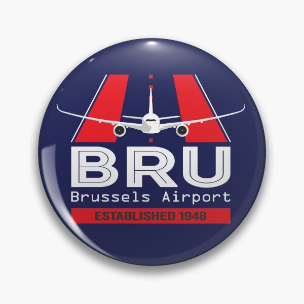 Item preview, BRU Brussels Airport Belgium - Plane Design designed and sold by FouDeeziner.