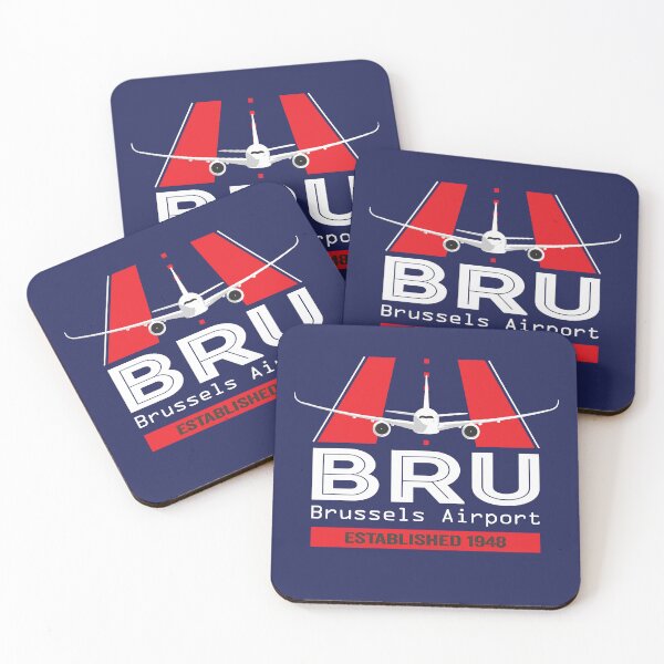 Item preview, BRU Brussels Airport Belgium - Plane Design designed and sold by FouDeeziner.