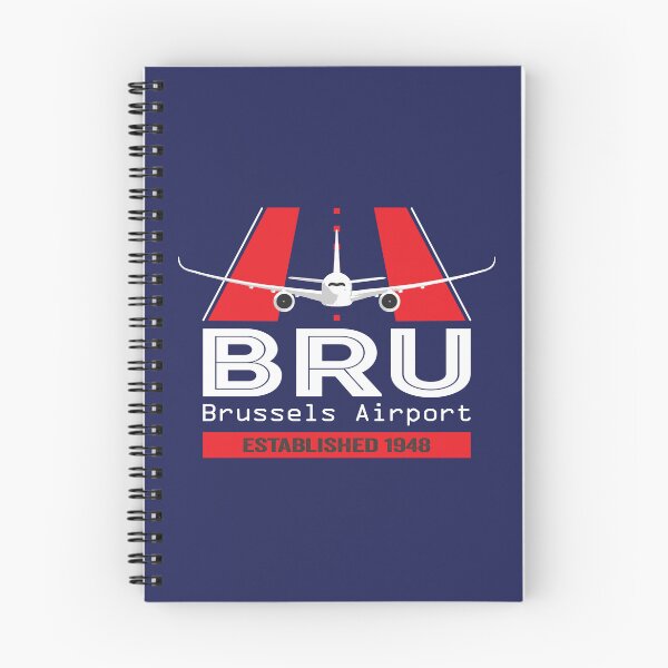 Item preview, BRU Brussels Airport Belgium - Plane Design designed and sold by FouDeeziner.
