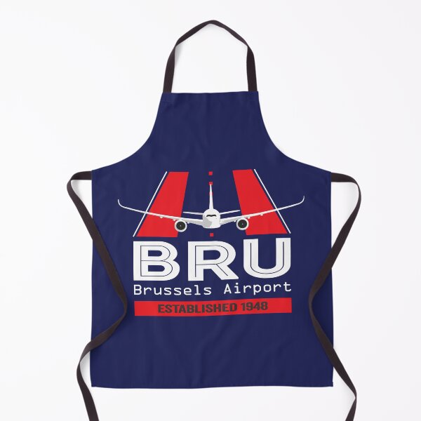 Item preview, BRU Brussels Airport Belgium - Plane Design designed and sold by FouDeeziner.