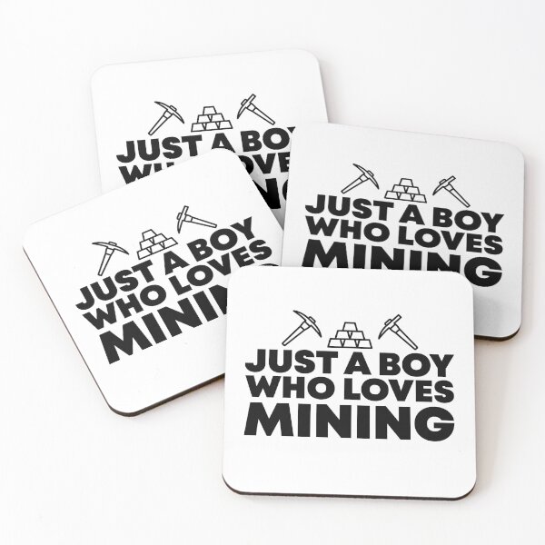 Item preview, Just a Boy Who Loves Mining designed and sold by lunacarter.