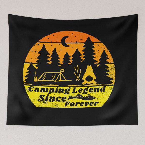 Item preview, Camping Legend Since Forever designed and sold by Artistusha.