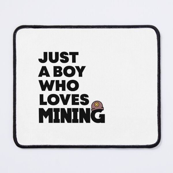 Item preview, Just a Boy Who Loves Mining designed and sold by lunacarter.