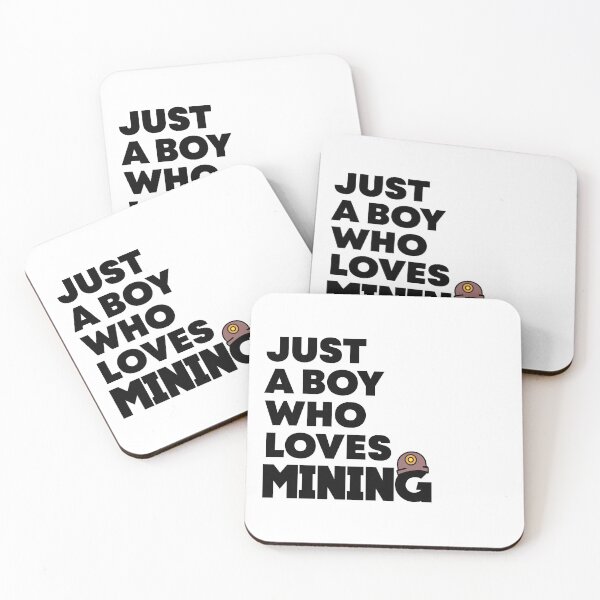 Item preview, Just a Boy Who Loves Mining designed and sold by lunacarter.