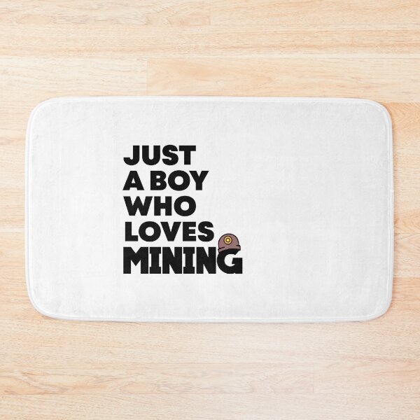Item preview, Just a Boy Who Loves Mining designed and sold by lunacarter.
