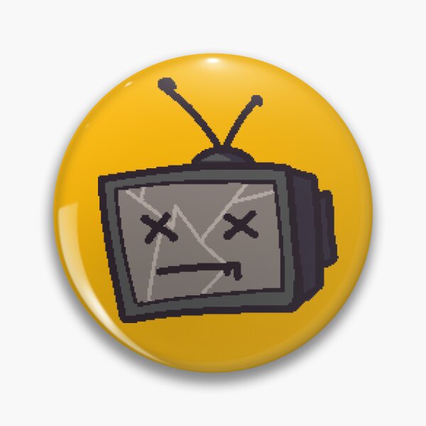 Item preview, Broken TV Sticker designed and sold by artstetic-.