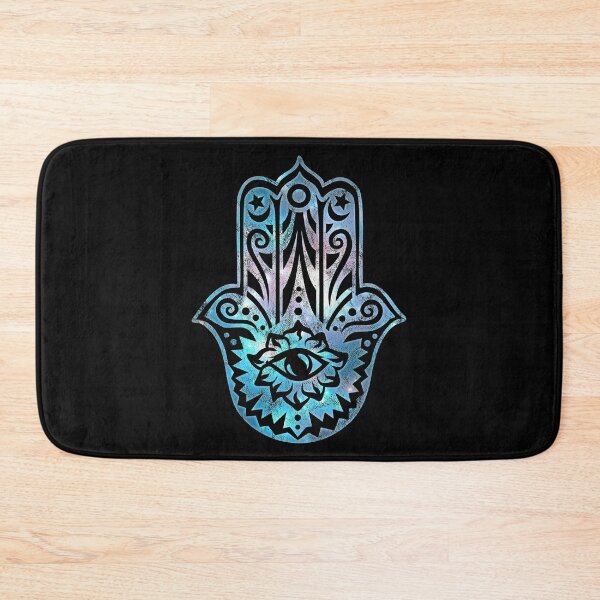 Item preview, HAMSA HAND of Fatima Protection Vintage Galaxy Space designed and sold by nitty-gritty.