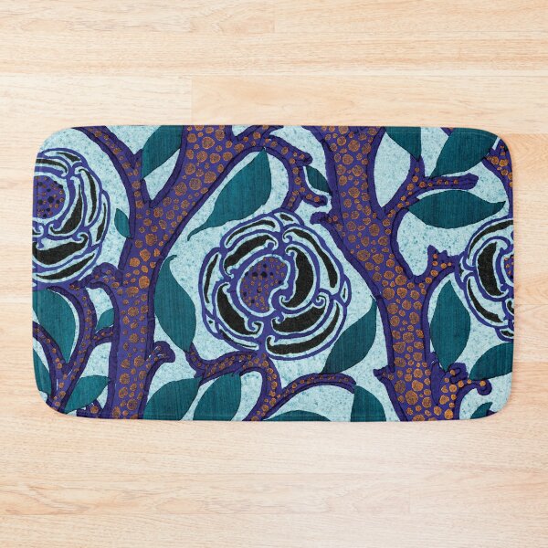 Item preview, Flower Pattern Art Deco Stencil In Oriental Style Wall Art designed and sold by capotees.