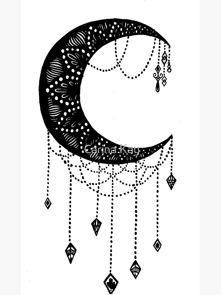Flower Moon Phase Symbol. Beauty Black Moon Tattoo Design. Celestial  Crescent Isolated Astrology Girl Crescent. Royalty Free SVG, Cliparts,  Vectors, and Stock Illustration. Image 165282493.