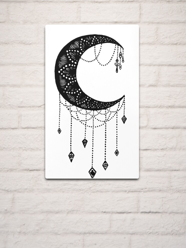 Boho chic flash tattoo design hand drawn art sun and crescent moon set.  Antique style sticker design vector isolated on white background Stock  Vector | Adobe Stock