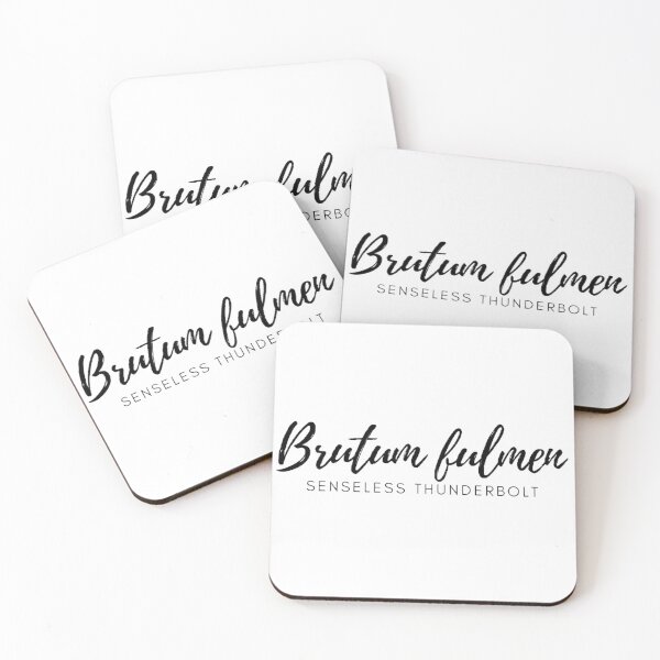Item preview, Brutum fulmen - Senseless thunderbolt designed and sold by Univers Gifts.