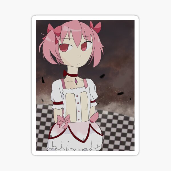 Madoka Kaname Sticker For Sale By Chamiwolf Redbubble