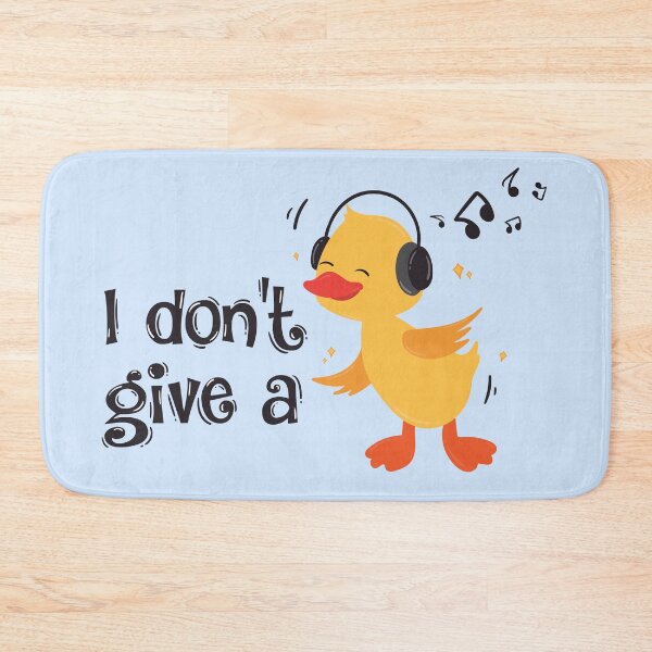 Item preview, "I don't give a " cute duck illustration designed and sold by Cosmodoody.