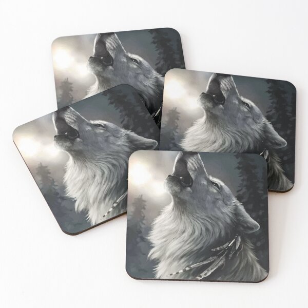 Item preview, Wolf Mandala Zidika designed and sold by la  clameur.
