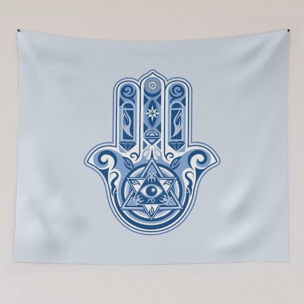 Item preview, Hamsa Hand, Fatima, Khamsa, protection, symbol, triangle, All seeing eye, pyramid, providence, god designed and sold by nitty-gritty.
