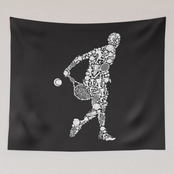Item preview, Tennis Player Men Youth Boys Kids  designed and sold by roselbktewaxmq.
