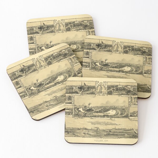 Item preview, Cleveland, Ohio (c1874) designed and sold by allhistory.