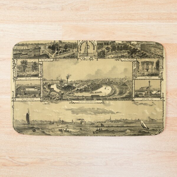 Item preview, Cleveland, Ohio (c1874) designed and sold by allhistory.