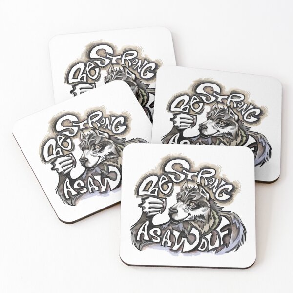 Item preview, be strong as a wolf designed and sold by artredstar.