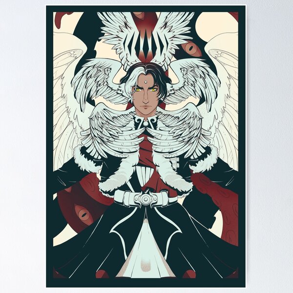 Item preview, FFXIV Emet-Selch Angel of Truth designed and sold by YA Lit Reads.