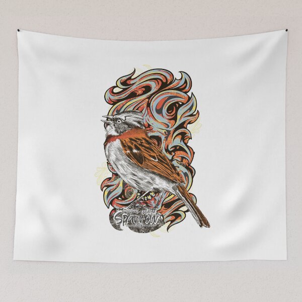 Item preview, Zonotrichia capensis, a Rufous collared Sparrow of Colombian open areas and agricultural fields designed and sold by plumasycantos.