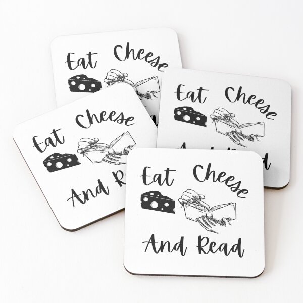 Item preview, Eat Cheese And Read - Black Text designed and sold by TheKnightWriter.