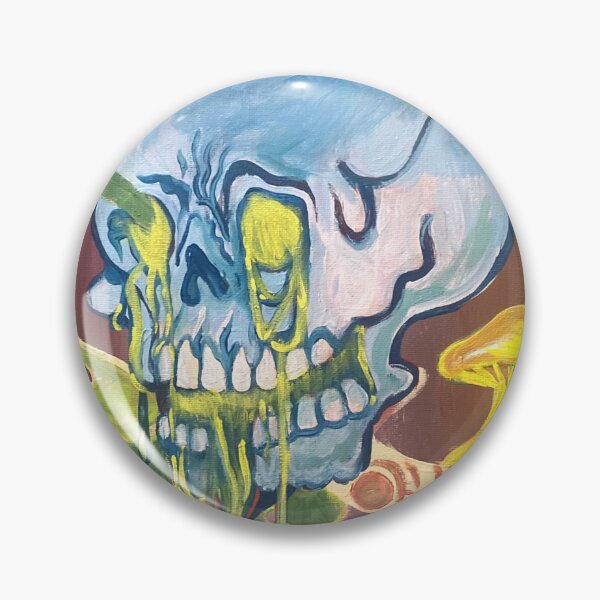 Item preview, Melting Mushroom Skull designed and sold by Krispy-Art.