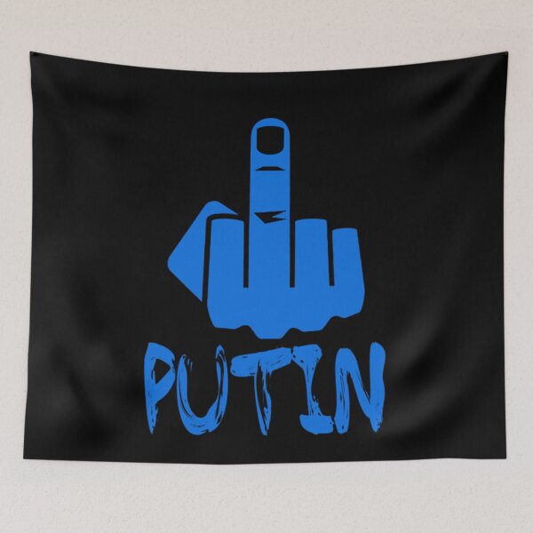 Item preview, Middle Finger Blue F Putin 2022 designed and sold by Solvers199Shio.